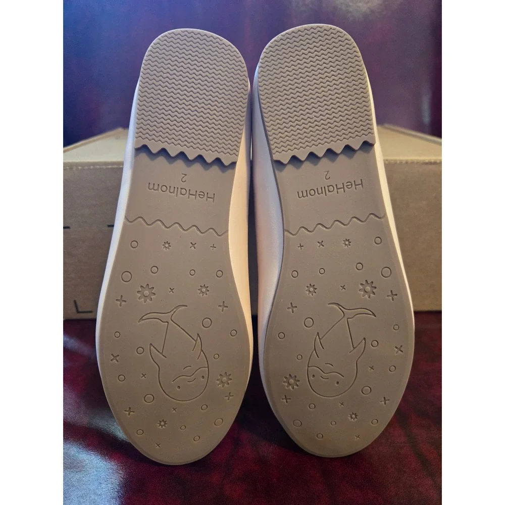 New Kids Light Pink Ballet‎ Flats with Ankle Strap and Zipper Size 2